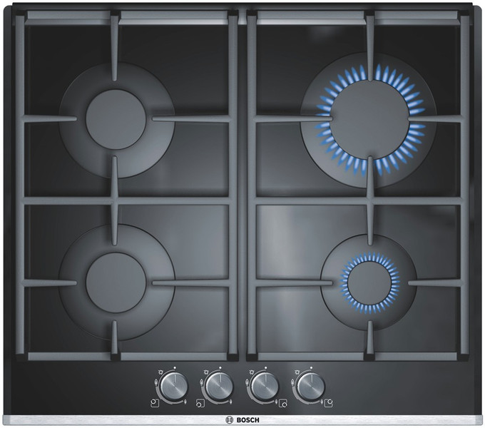 Bosch PPP626B90N Встроенный Gas hob Черный плита