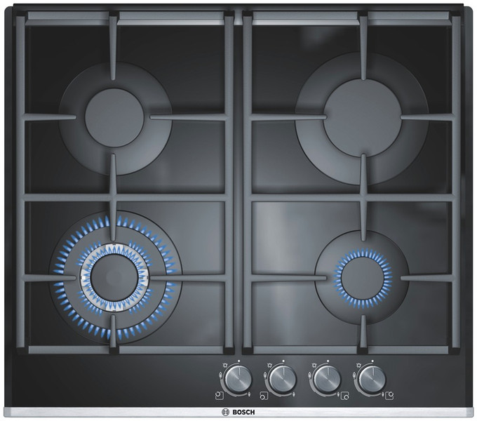 Bosch PPH626B90N Встроенный Gas hob Черный плита