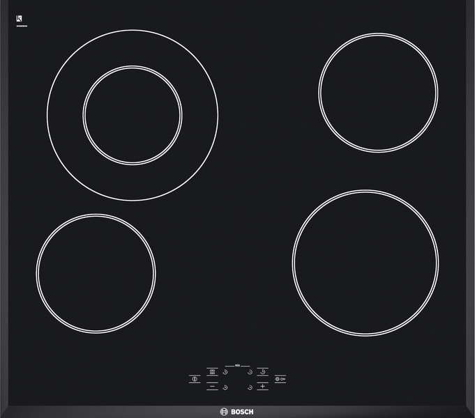 Bosch PKF651R14E Eingebaut Electric hob Schwarz Kochfeld