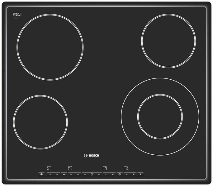 Bosch PKF646T14E Встроенный Ceramic hob Черный плита