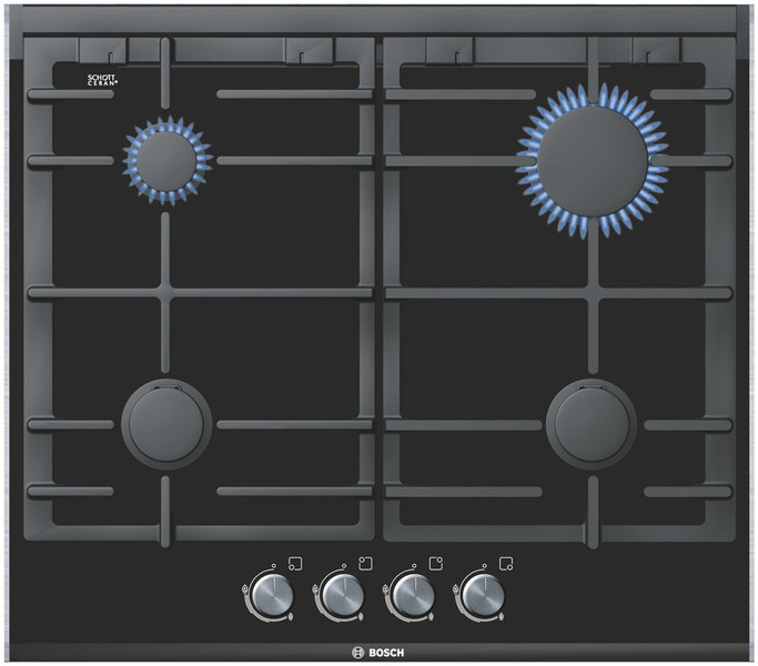 Bosch PRP626B90N built-in Gas hob Black hob