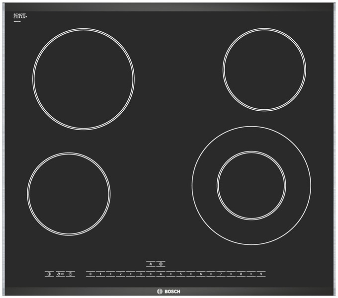 Bosch PKF675N14E Встроенный Ceramic hob Черный плита