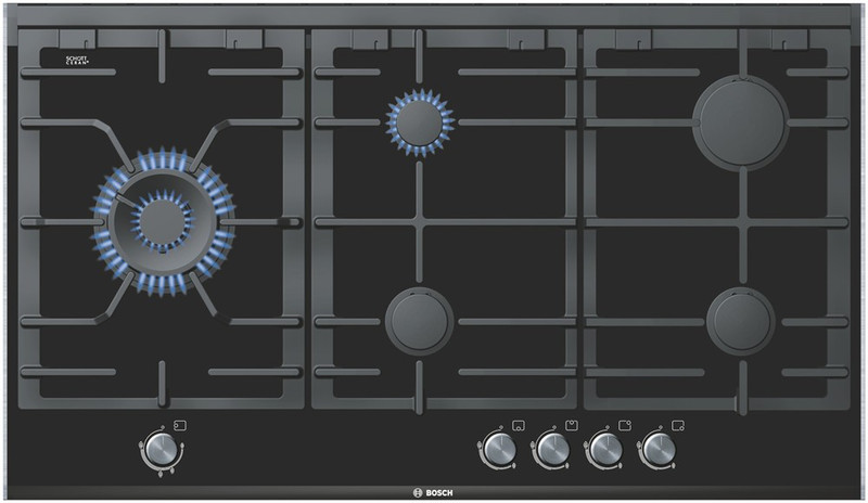 Bosch PRS926B90N built-in Gas hob Black hob