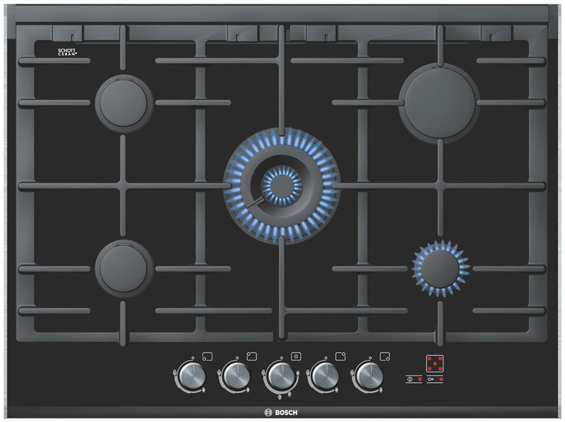 Bosch PRR726F90N built-in Gas hob Black hob