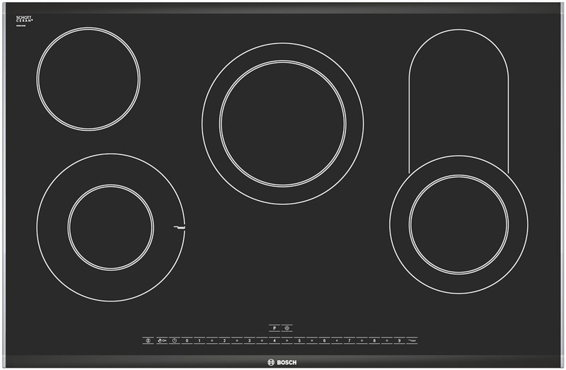 Bosch PKC875N24D Встроенный Electric hob Черный плита