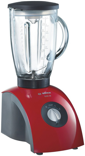 Bosch MMB11R1 Tabletop blender 1.75L 500W Red blender