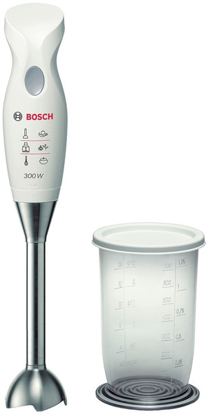 Bosch MSM6B250 Погружной 300Вт Серый, Белый блендер