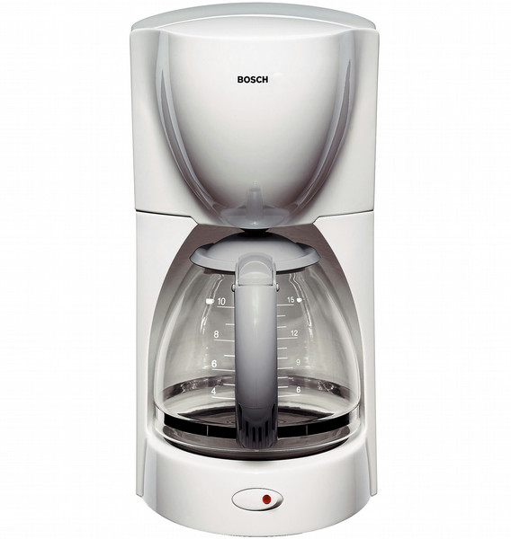 Bosch TKA1410V freestanding Drip coffee maker 1.2L 15cups White coffee maker