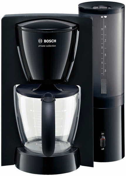 Bosch TKA6003V freestanding Drip coffee maker 1.25L 15cups Black coffee maker
