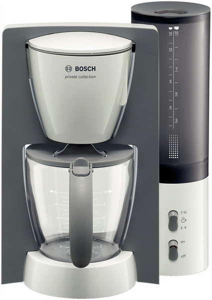 Bosch TKA6021V Drip coffee maker 1.25L 10cups Grey coffee maker