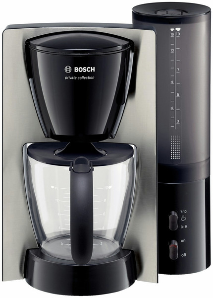 Bosch TKA6621V freestanding Drip coffee maker 1.25L 15cups Black coffee maker