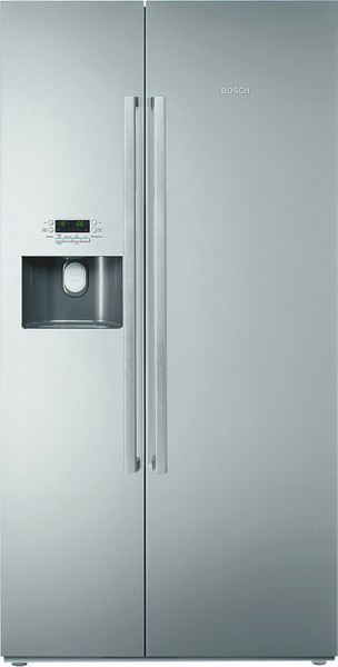 Bosch KAN58P95 freestanding 531L Stainless steel side-by-side refrigerator