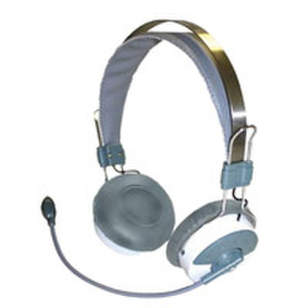Mad Catz Ear Force XLC Стереофонический Проводная Серый, Белый гарнитура мобильного устройства