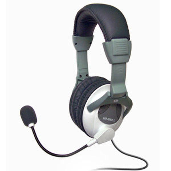Mad Catz Ear Force X1 Binaural Verkabelt Grau, Weiß Mobiles Headset