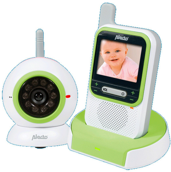 Alecto DVM-40 FHSS 100м Зеленый, Белый baby video monitor