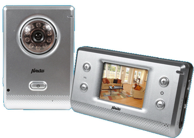 Alecto DVM-60 FHSS 100м Cеребряный baby video monitor