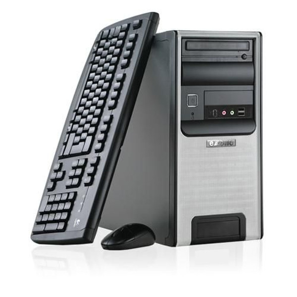 Extra Computer exone BUSINESS 1300 E7400 2.8GHz E7400 Mini Tower Black,Silver PC