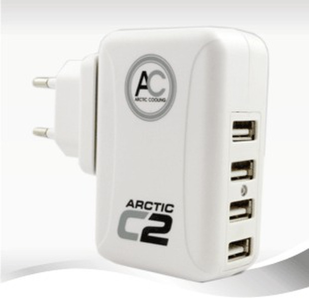 ARCTIC C2 Для помещений Белый зарядное для мобильных устройств