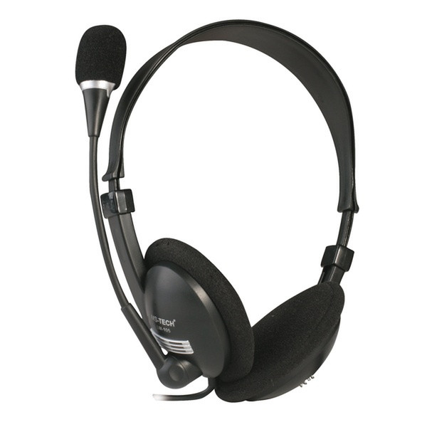 MS-Tech LM-105 Binaural Schwarz Headset