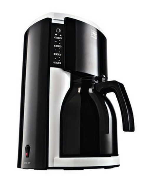 Melitta Look Therm freestanding Semi-auto Drip coffee maker 8cups Black,White
