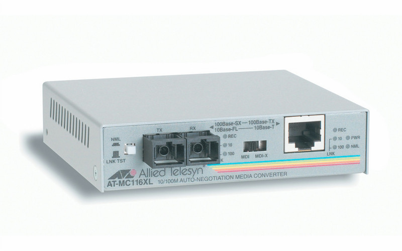 Allied Telesis AT-MC116XL-60 10Mbit/s 850nm network media converter