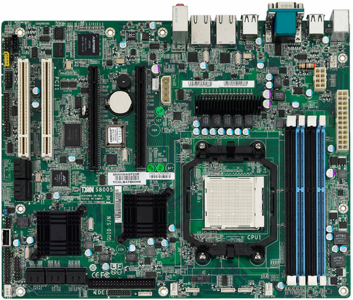 Tyan S8005 AMD SR5670 Buchse AM3 ATX Server-/Workstation-Motherboard