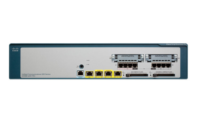 Cisco UC560-BRI-K9 Eingebauter Ethernet-Anschluss Netzwerk-Management-Gerät