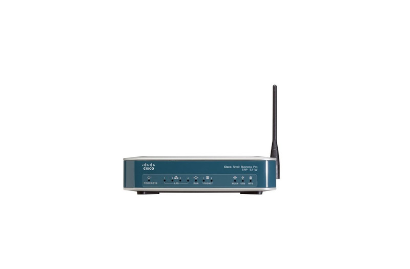 Cisco SRP521W Fast Ethernet Blue wireless router