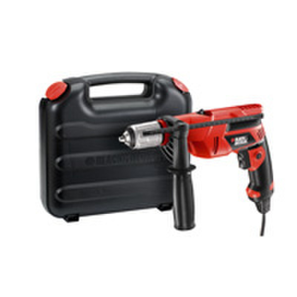 Black & Decker 650W Percussion Hammer Drill Без ключа 3100об/мин 650Вт электрическая дрель