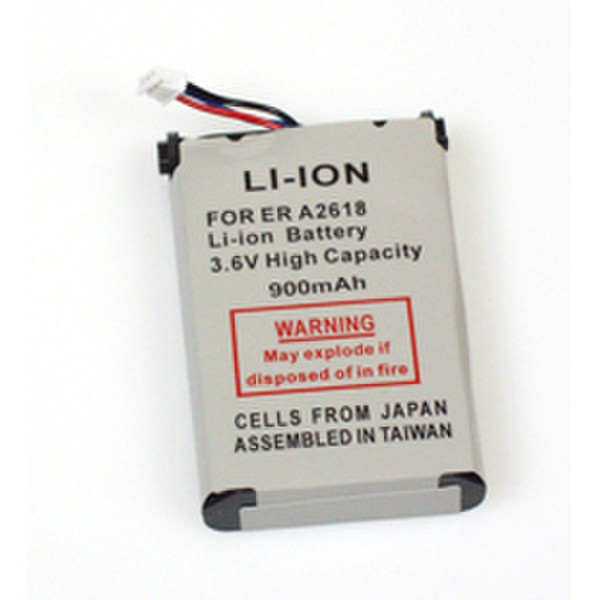 GloboComm GBPSLIE2618 Lithium-Ion (Li-Ion) 900mAh 3.6V Wiederaufladbare Batterie