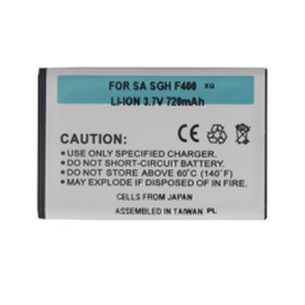 GloboComm GBPSLISAF400 Lithium-Ion (Li-Ion) 720mAh rechargeable battery