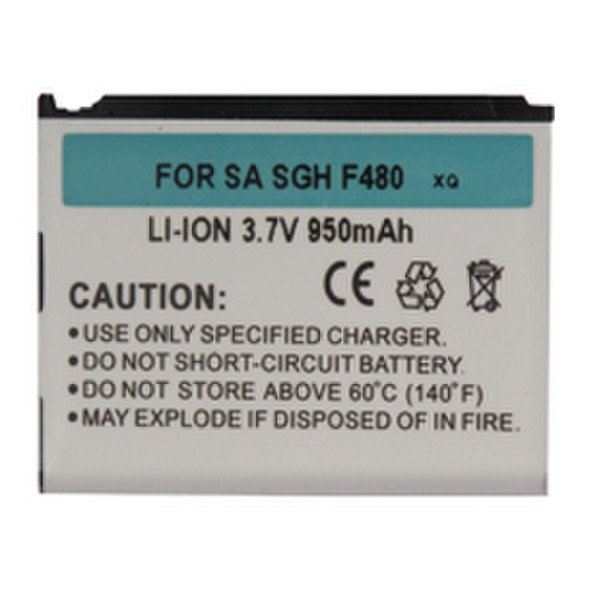 GloboComm GBPSLISAF480 Lithium-Ion (Li-Ion) 950mAh 3.7V Wiederaufladbare Batterie