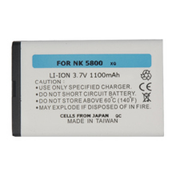 GloboComm GBPSLIN5800 Lithium-Ion (Li-Ion) 1100mAh 3.7V rechargeable battery