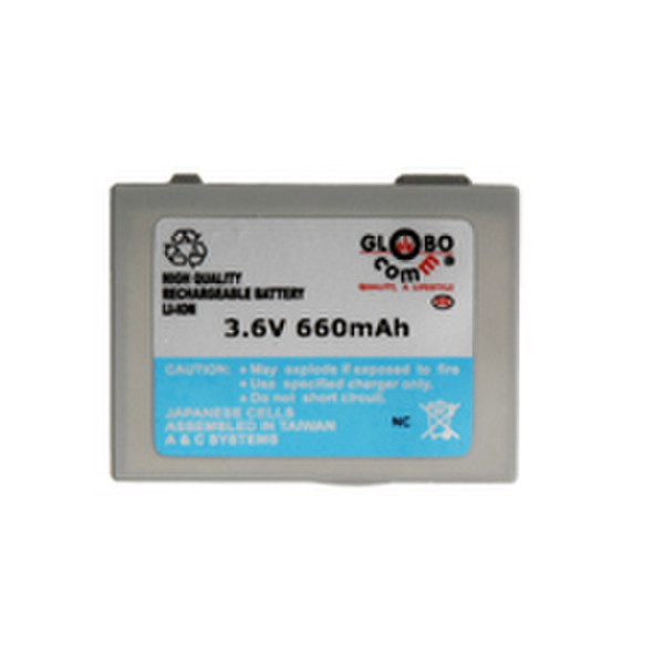 GloboComm GBPSLISSF65 Lithium-Ion (Li-Ion) 600mAh rechargeable battery