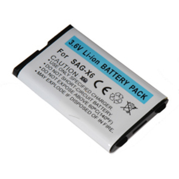 GloboComm GBPSLISMYX7 Lithium-Ion (Li-Ion) 900mAh rechargeable battery