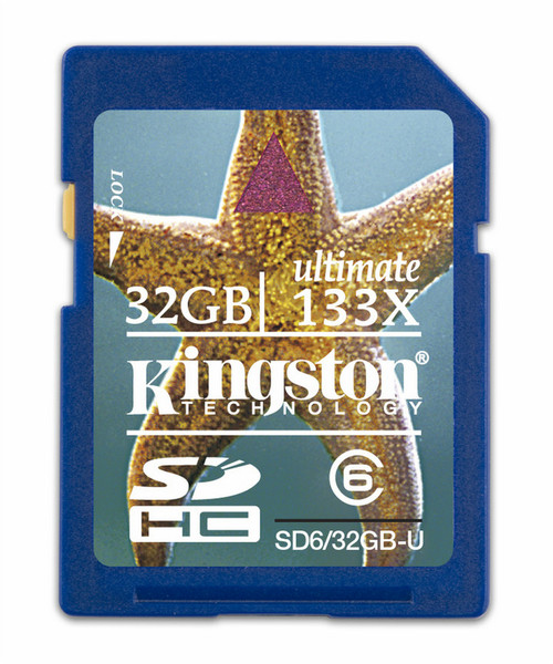 Kingston Technology SD6/32GB-U 32GB SDHC memory card