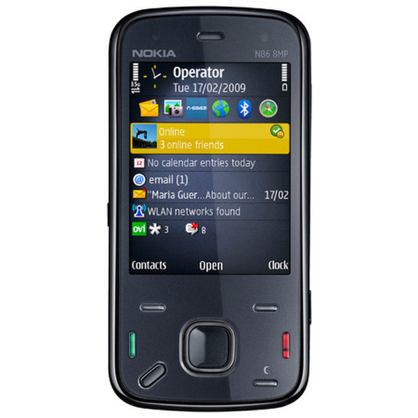 Nokia N86 Black smartphone
