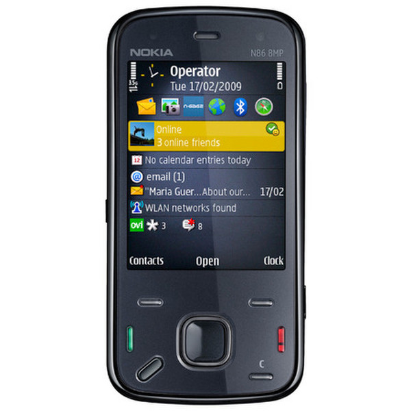 Nokia N86 Schwarz Smartphone