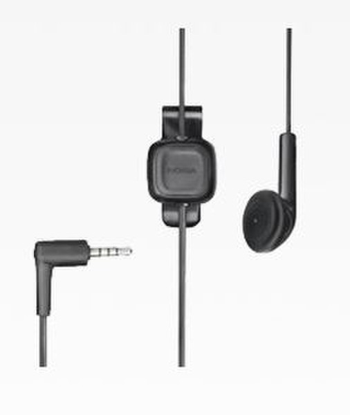 Nokia WH-100 Monaural Wired Black mobile headset