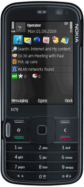 Nokia N79 Black smartphone