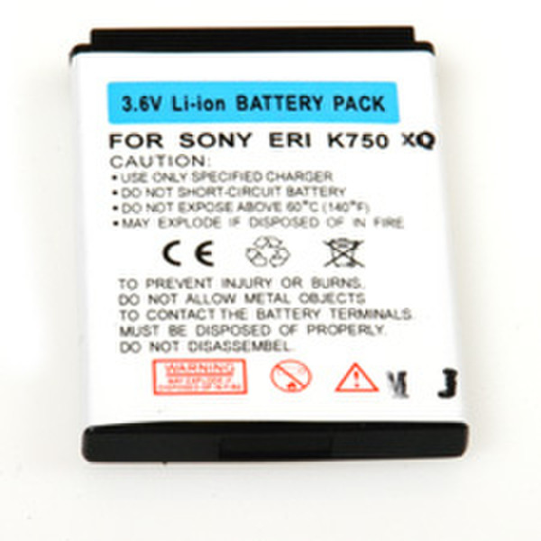 GloboComm GBPSLISEK750 Lithium-Ion (Li-Ion) 600mAh Wiederaufladbare Batterie