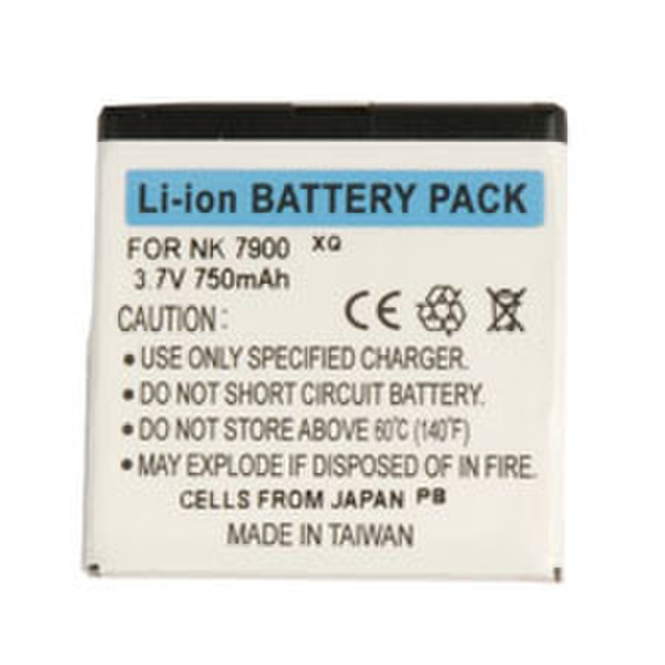 GloboComm GBPSLIN7900P Lithium-Ion (Li-Ion) 750mAh 3.7V Wiederaufladbare Batterie