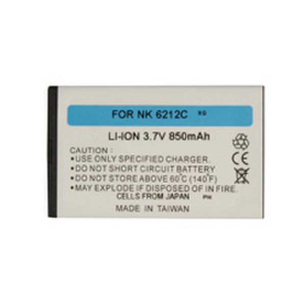 GloboComm GBPSLIN6212C Lithium-Ion (Li-Ion) 850mAh 3.7V rechargeable battery