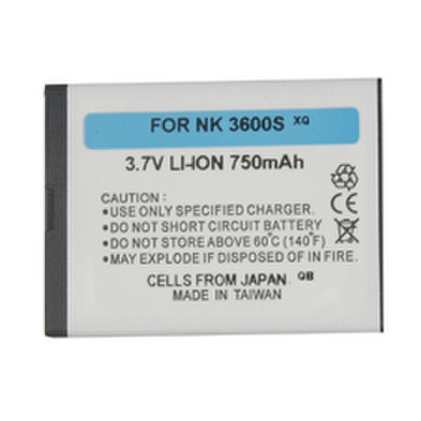 GloboComm GBPSLIN3600S Lithium-Ion (Li-Ion) 750mAh 3.7V rechargeable battery