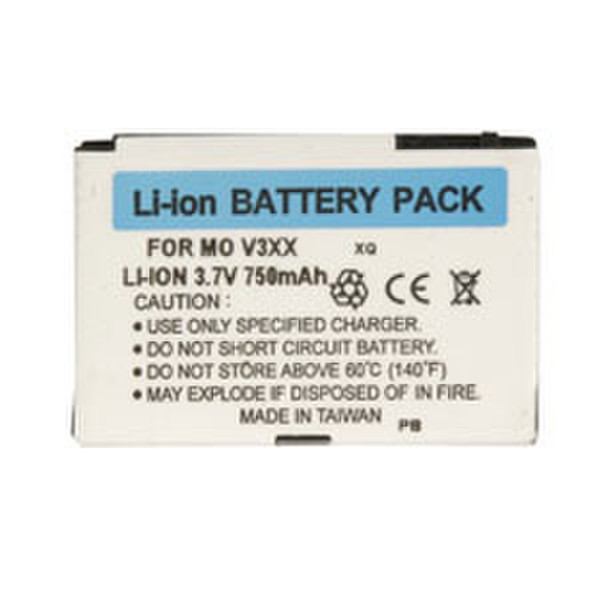 GloboComm GBPSLIMRAZRV3XX Lithium-Ion (Li-Ion) 750mAh 3.7V Wiederaufladbare Batterie