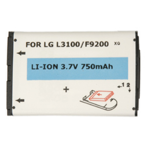 GloboComm GBPSLILGL3100 Lithium-Ion (Li-Ion) 750mAh 3.7V Wiederaufladbare Batterie