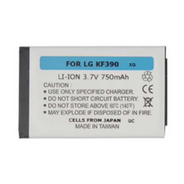 GloboComm GBPSLILGKF390 Lithium-Ion (Li-Ion) 750mAh 3.7V rechargeable battery