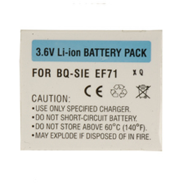 GloboComm GBPSLIBQEF71 Lithium-Ion (Li-Ion) 750mAh 3.6V rechargeable battery