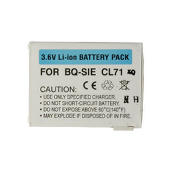 GloboComm GBPSLIBQEL71 Lithium-Ion (Li-Ion) 700mAh 3.6V rechargeable battery