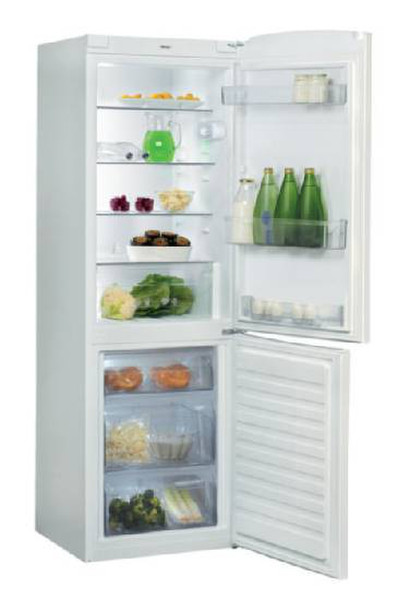 Whirlpool WBE3411 A+ Отдельностоящий 347л Белый холодильник с морозильной камерой